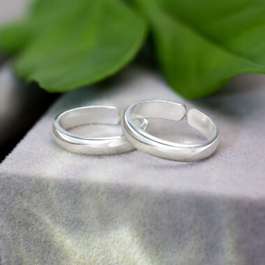 925 Sterling Silver Shiny Toe Ring - Tweov Jewels