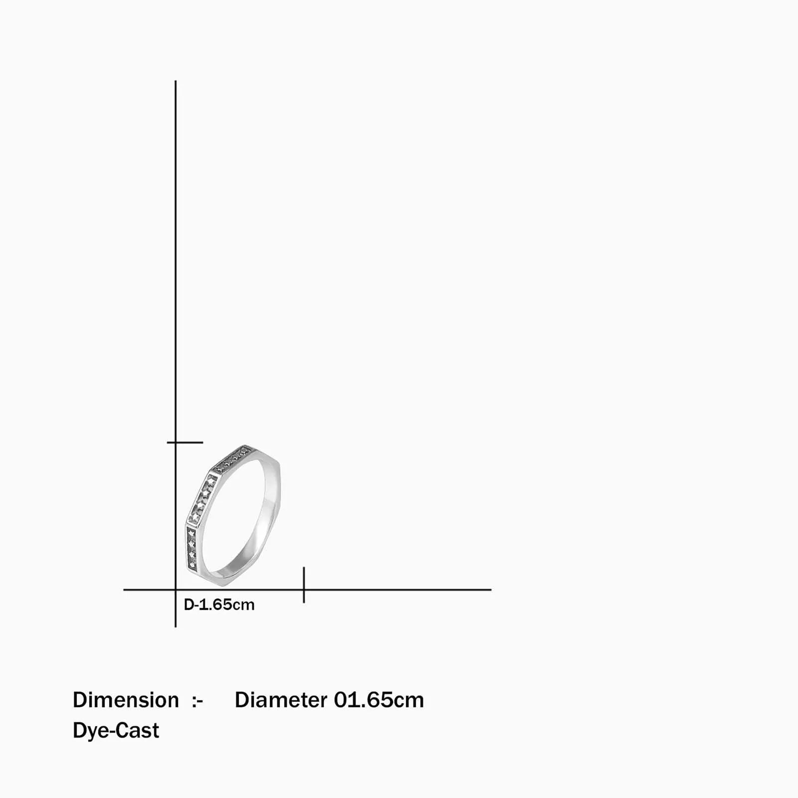 Oxidized Star Design Silver Band Ring - Tweov Jewels